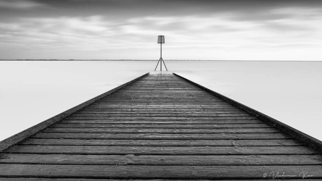 Lytham Saint Anne jetty Lancashire England