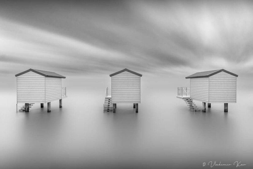 Osea Beach Huts Essex England 2