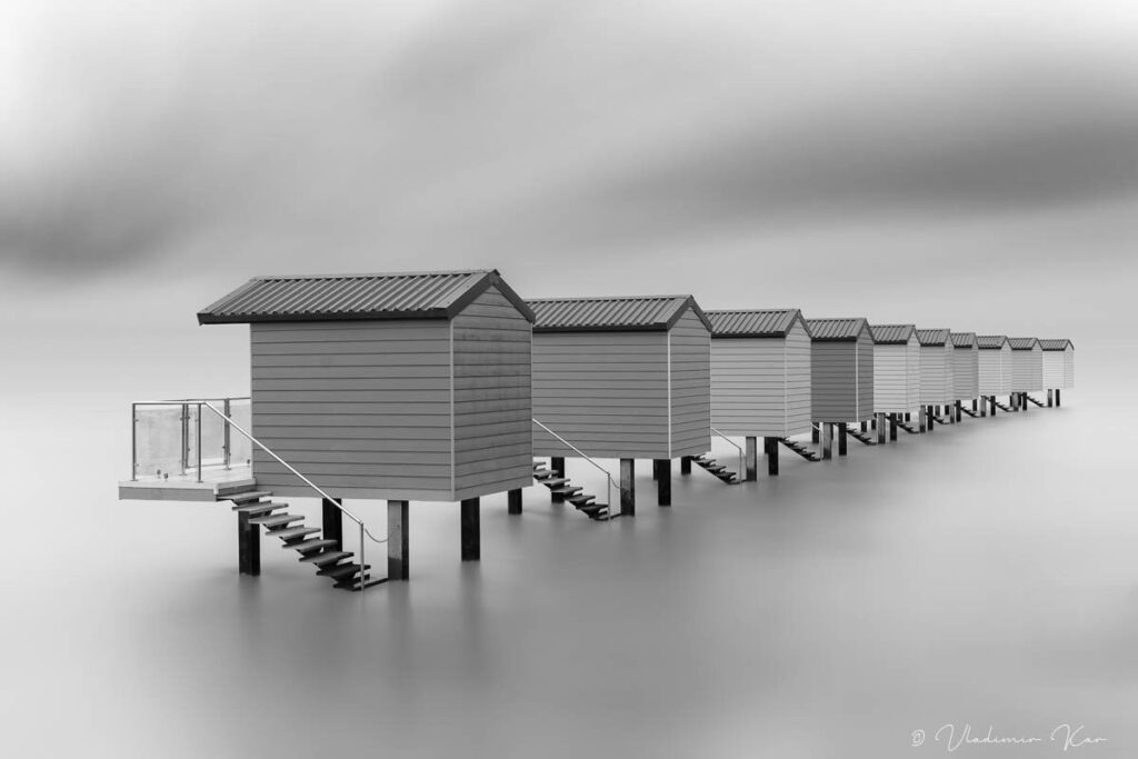 Osea Beach Huts Essex England 3